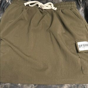 Olive Mini Skirt